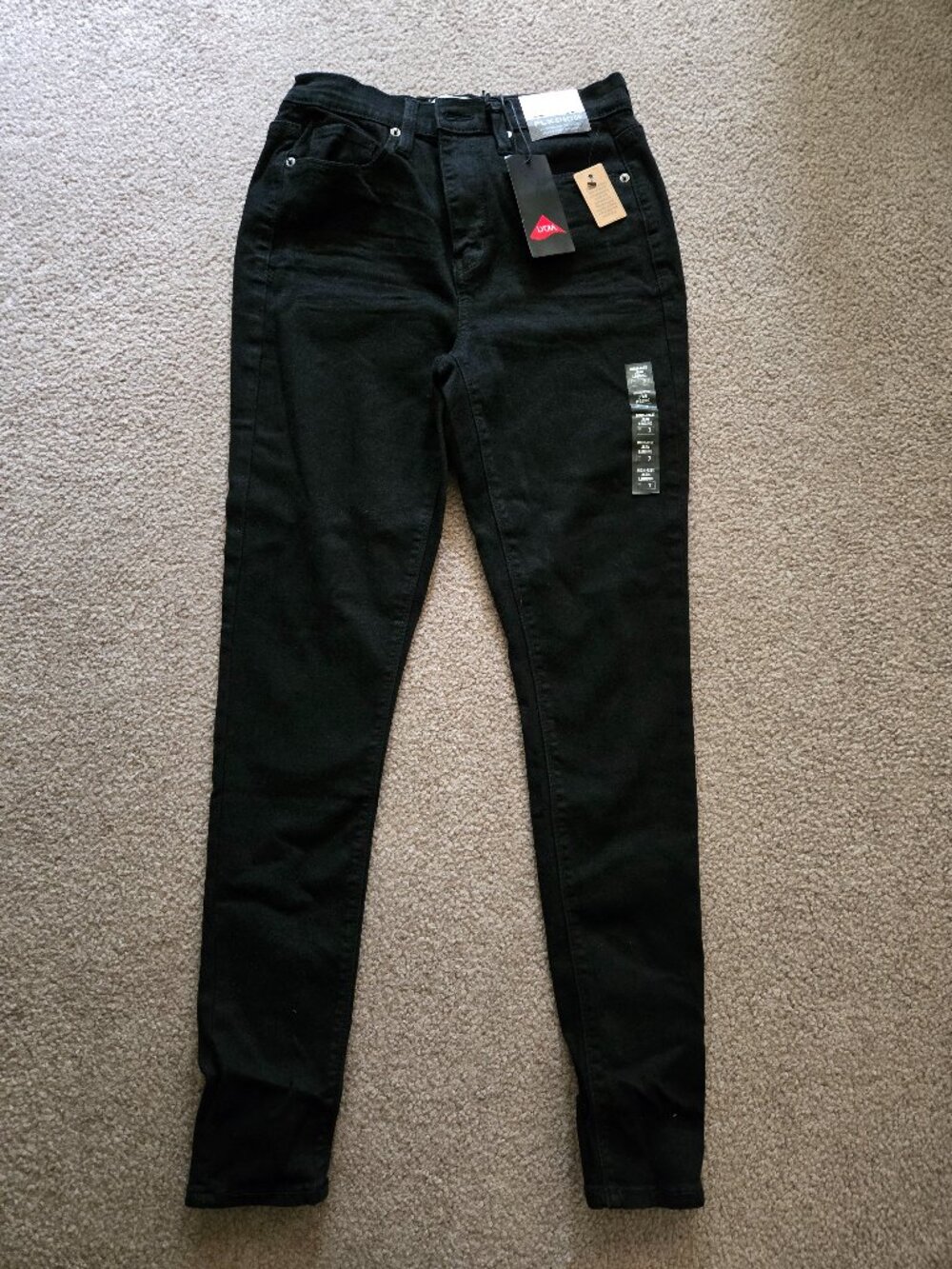 Juniors Mudd High Rise FLX Stretch Jean Leggings Black Size 7